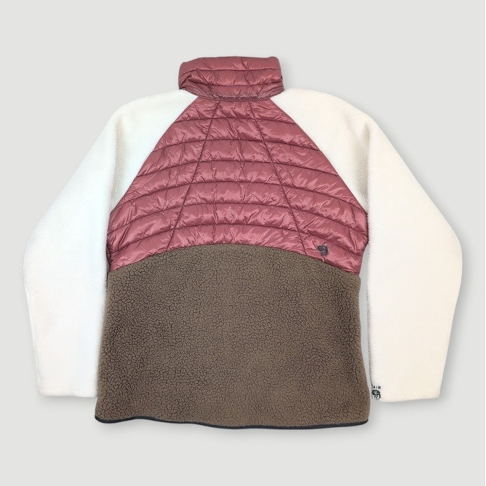 Mountain Hardwear Altius Hybrid 1/2 Zip Pullover Womens Medium Sherpa Puffer - Picture 4 of 13
